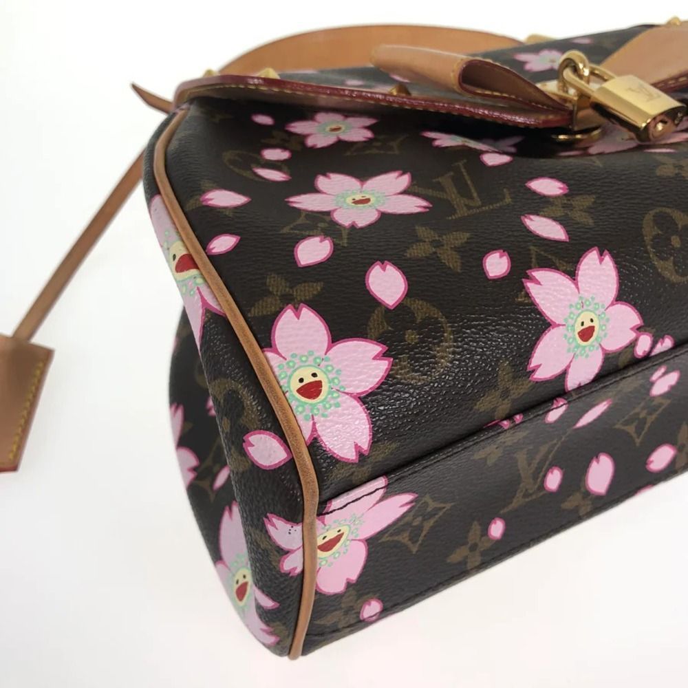 Louis Vuitton Cherry Blossom Sac Retro Handbag black - Picture 4 of 14